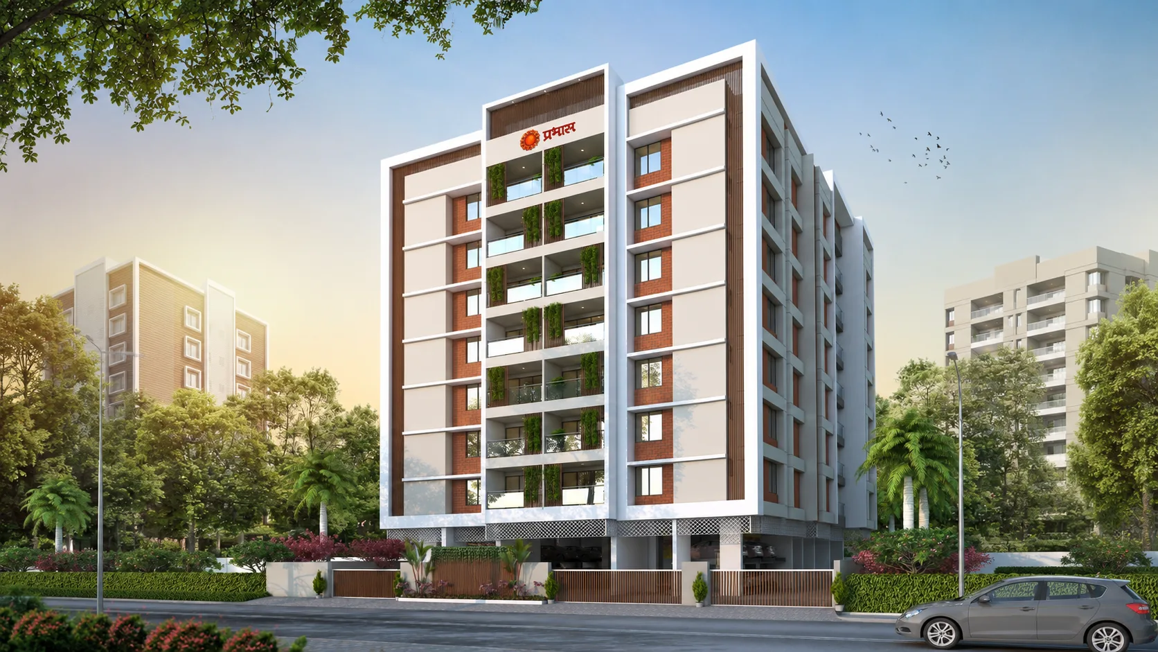 Prabhas residential redevelopment elevation in Ambegaon Khurd, Pune