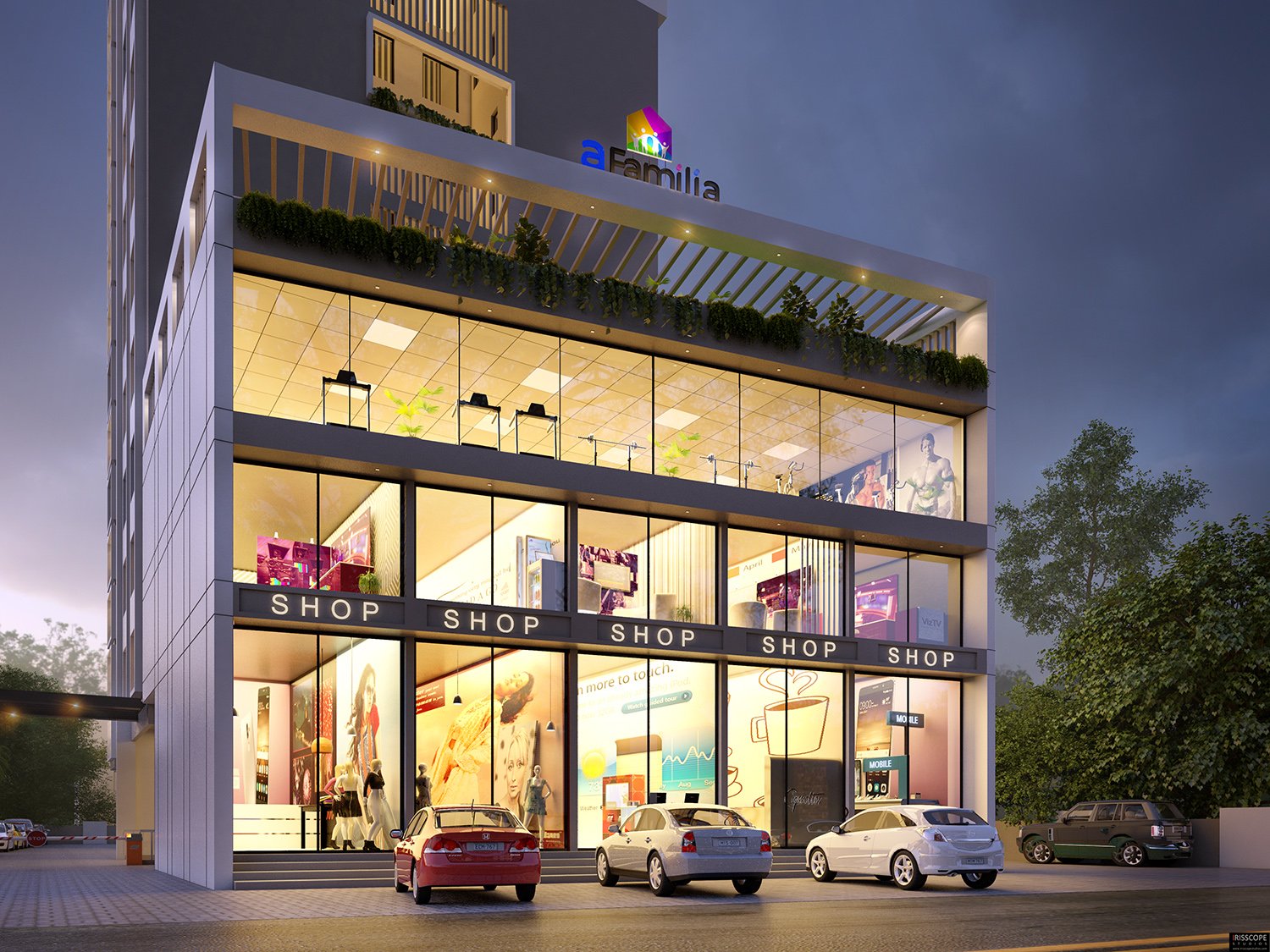 Tirth commercial center construction project in Sus, Pune